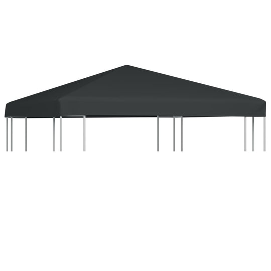 Gazebo Top Cover 310 g/m² 3x3 m Grey