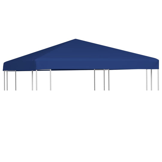 Gazebo top cover in blue, 3x3 m, made of durable, water-resistant polyester fabric for outdoor furniture protection.