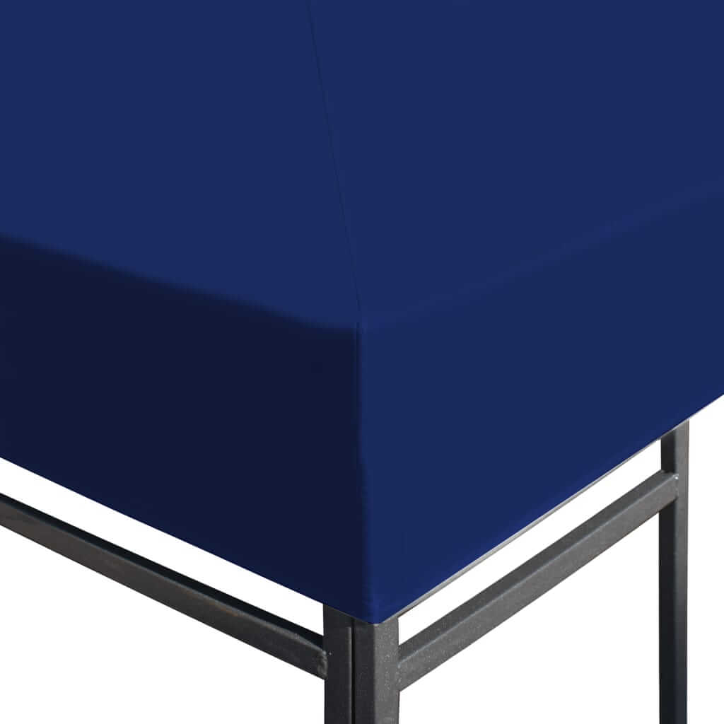 Gazebo top cover in blue, 310 g/m² polyester fabric, designed for outdoor furniture protection.