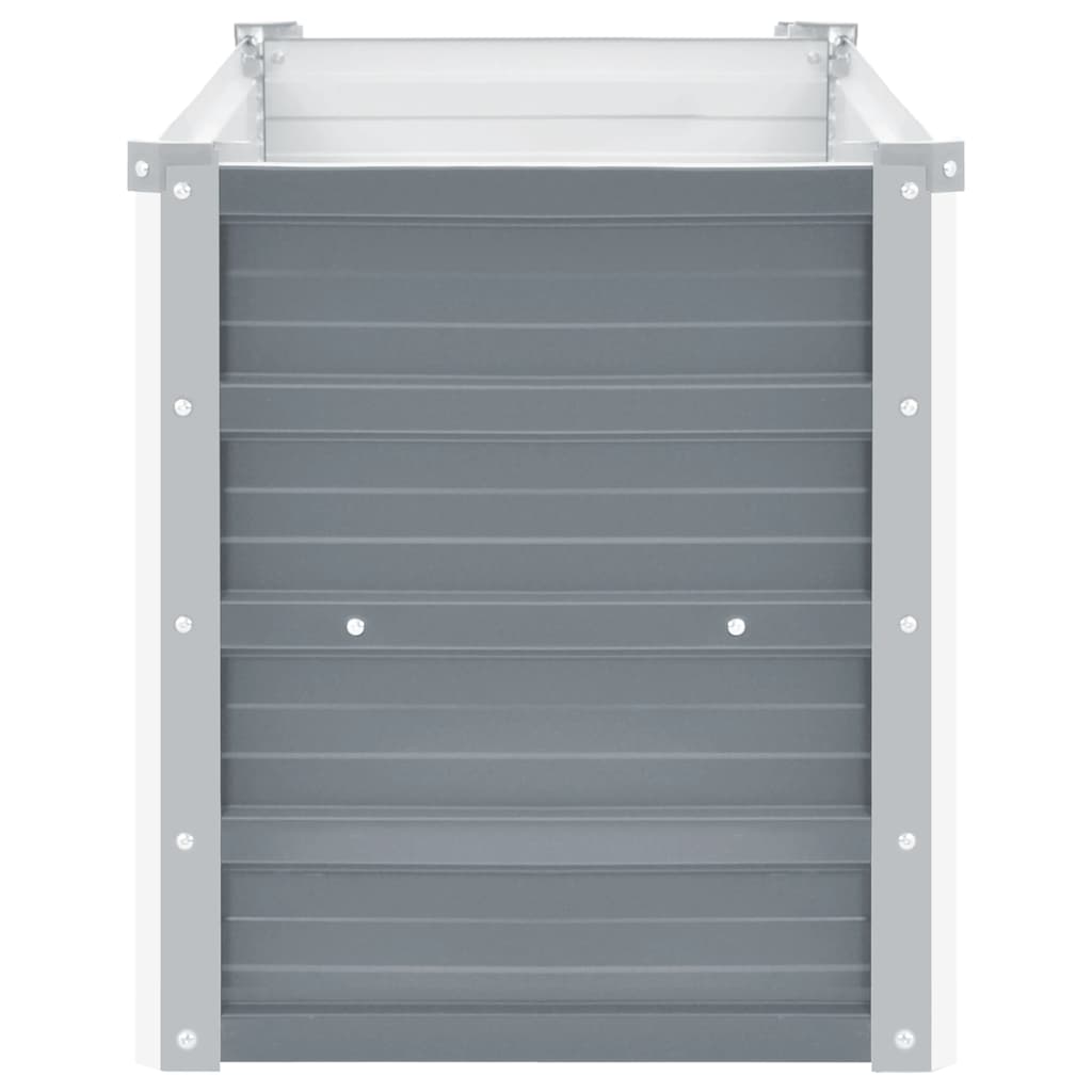 Garden Raised Bed Galvanised Steel 100x40x45 cm