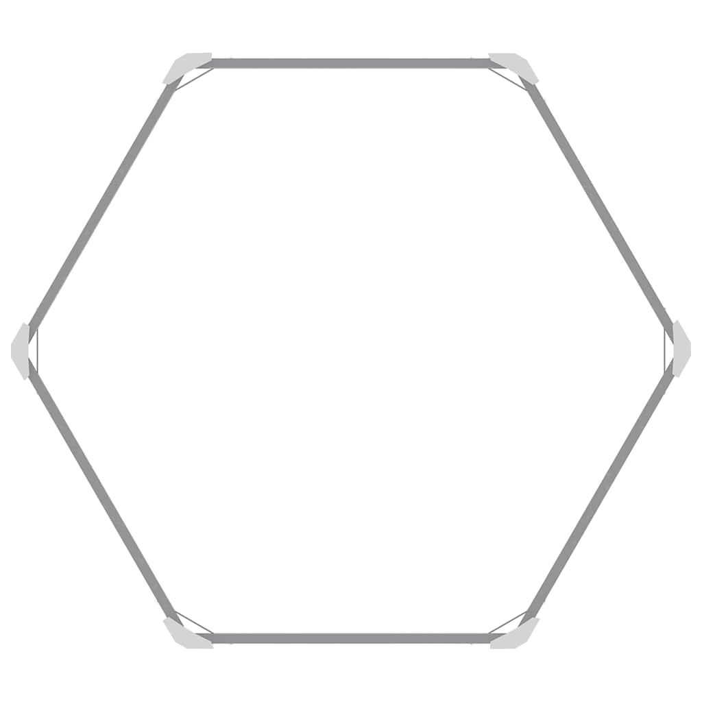 Garden Raised Bed Galvanised Steel 129x129x77 cm