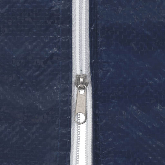 Close-up of zipper on Party Tent Sidewalls 2 pcs with Zipper – PE Outdoor Cover
