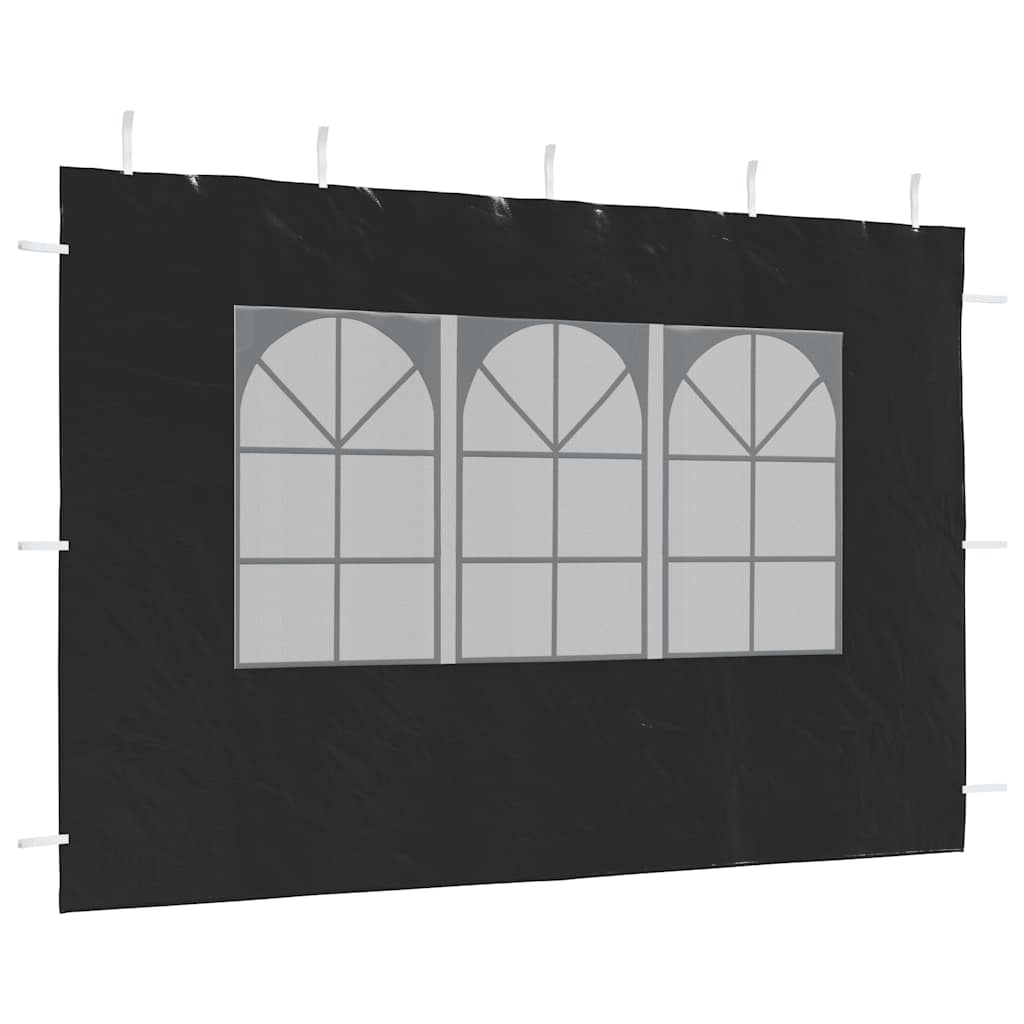 Party Tent Sidewall 2 pcs with Window PE