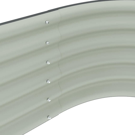 Garden Raised Bed 240x80x44 cm Galvanised Steel