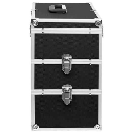 Make-up Case 37x24x40 cm Black Aluminium