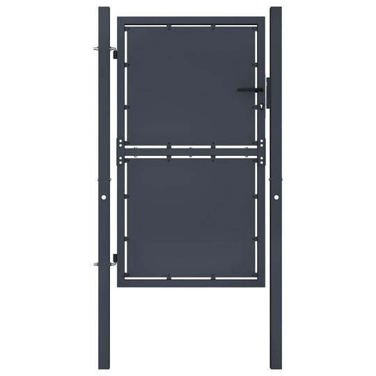 Garden Gate Steel 100x150 cm Anthracite