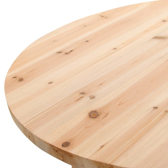 Close-up of Foldable Bar Table 78 cm – Fir Wood, Space-Saving & Stylish surface showing natural wood grain texture.