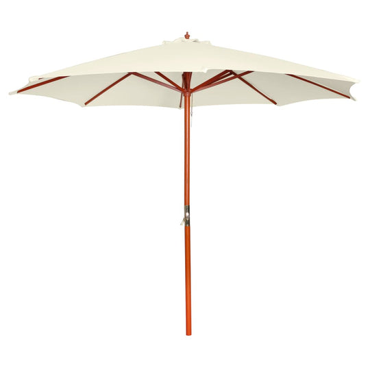 Parasol 300x258 cm Sand White