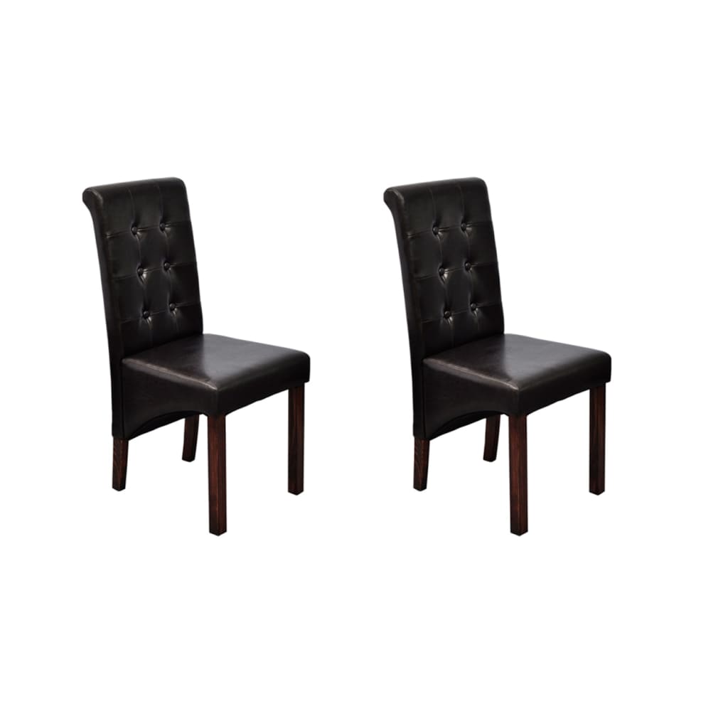 Dining Chairs 2 pcs Faux Leather , Furniture -> Chairs -> Kitchen & Dining Room Chairs , Chairs -,Durable,eligant,Furniture -,Home & Garden -,Kitchen & Dining Room Chairs,Modern Design,new-305021,Wooden Furniture