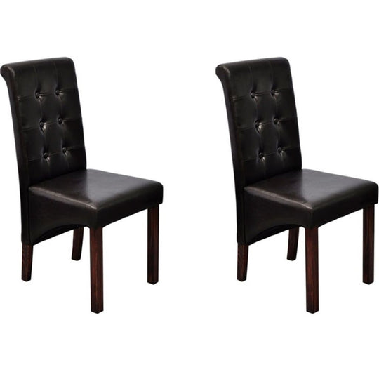 Dining Chairs 2 pcs Faux Leather , Furniture -> Chairs -> Kitchen & Dining Room Chairs , Chairs -,Durable,eligant,Furniture -,Home & Garden -,Kitchen & Dining Room Chairs,Modern Design,new-305021,Wooden Furniture