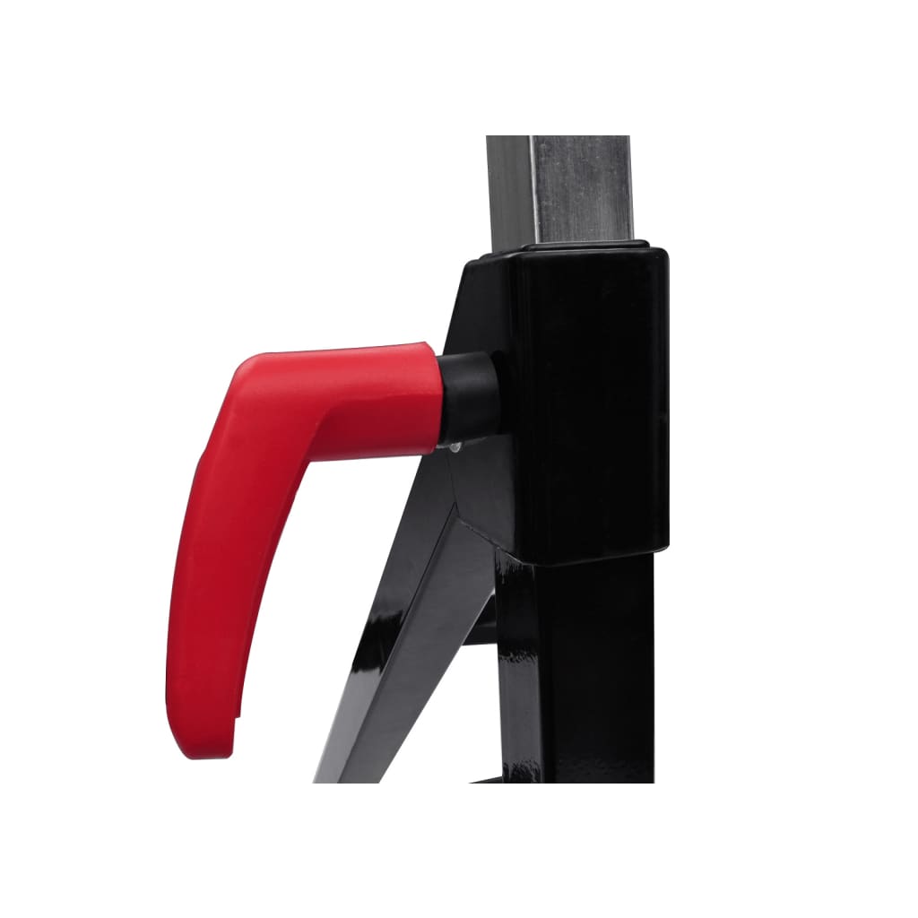 Set of 2 Adjustable Roller Stands adjustable height lever for bench saws and workpieces support.