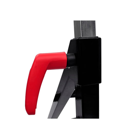 Set of 2 Adjustable Roller Stands adjustable height lever for bench saws and workpieces support.