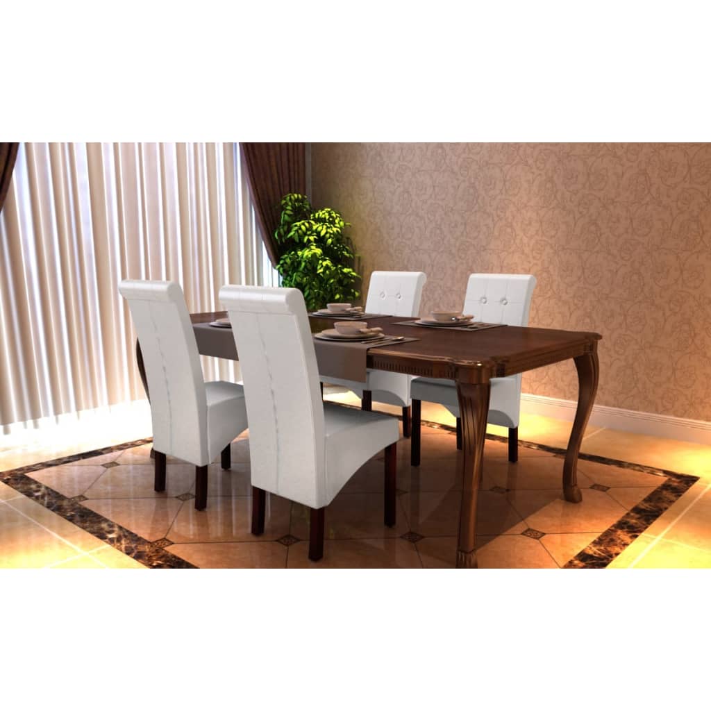 Dining Chairs 4 pcs Faux Leather , Furniture -> Chairs -> Kitchen & Dining Room Chairs , Chairs -,Durable,eligant,Furniture -,Home & Garden -,Kitchen & Dining Room Chairs,Modern Design,new-305021