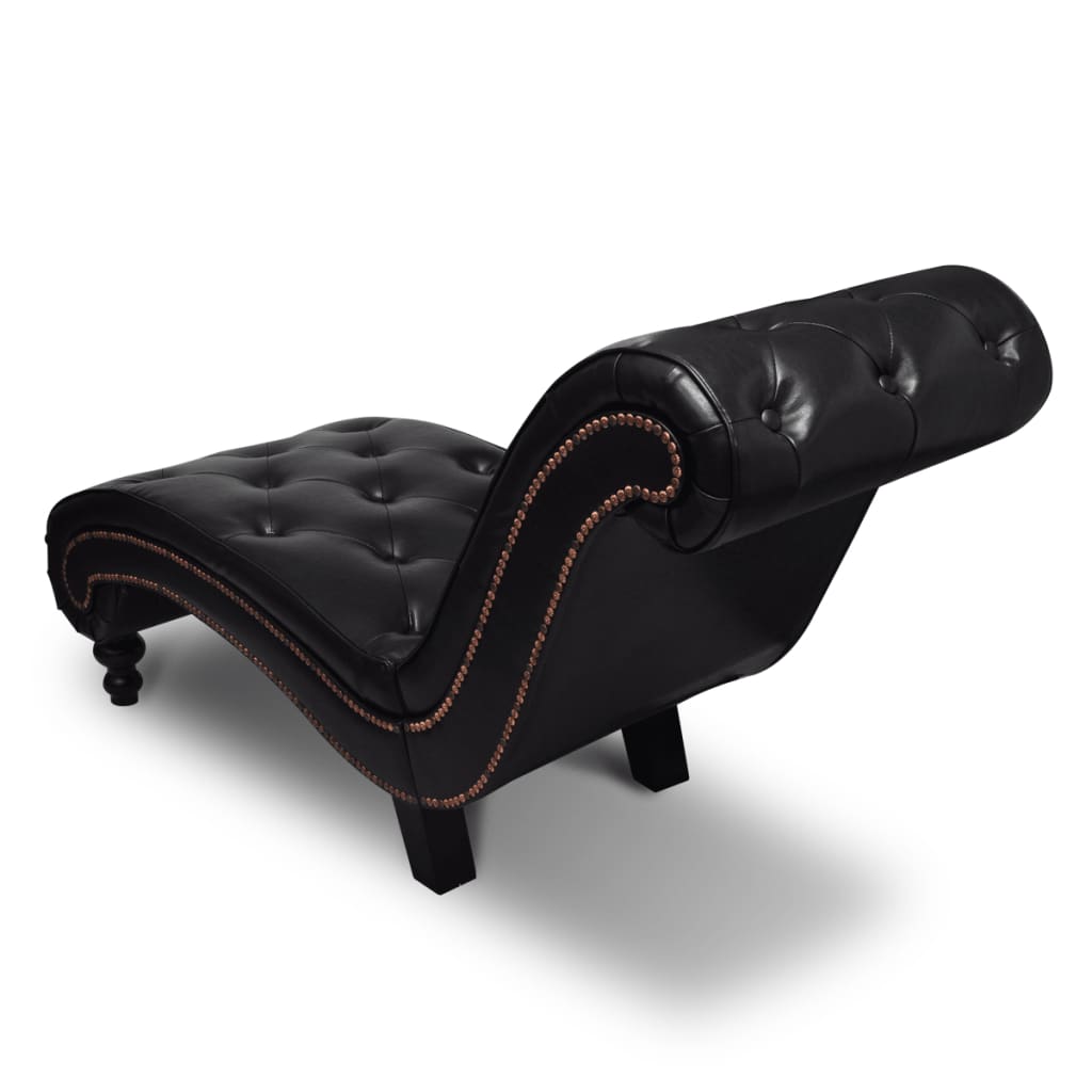 Chaise Longue Faux Leather , Furniture -> Chairs -> Chaises Longues , brown,Chairs -,Chaise Lounge Chair,Chaises Longues,Comfortable Chaise,Elegant Chaise Lounge,eligant,Furniture -,Leather,Modern Design,new-305021