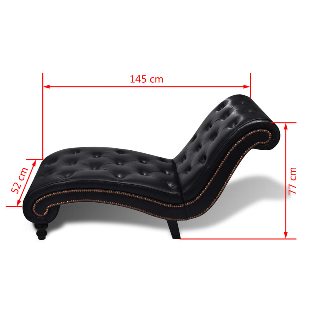 Chaise Longue Faux Leather , Furniture -> Chairs -> Chaises Longues , brown,Chairs -,Chaise Lounge Chair,Chaises Longues,Comfortable Chaise,Elegant Chaise Lounge,eligant,Furniture -,Leather,Modern Design,new-305021