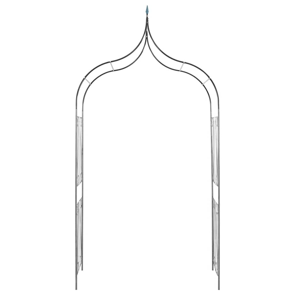 Garden Arch Spike Design Climbing Plants Dark