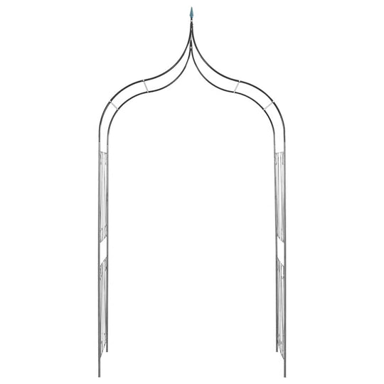 Garden Arch Spike Design Climbing Plants Dark