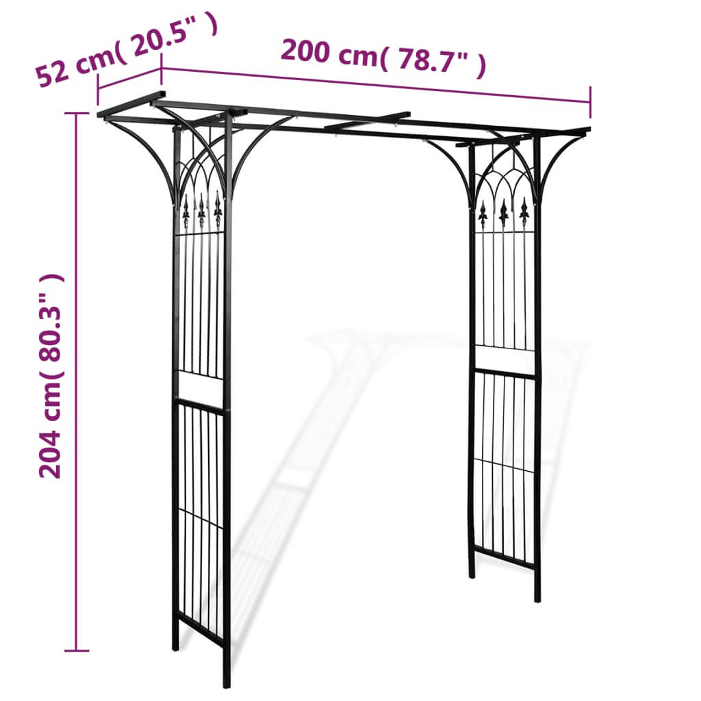 Garden Arch 200x52x204 cm