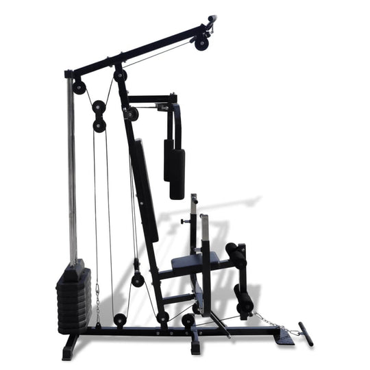 Multi gym utility fitness machine for full body workouts, ideal for home gyms, personal training, and improving physical fitness.