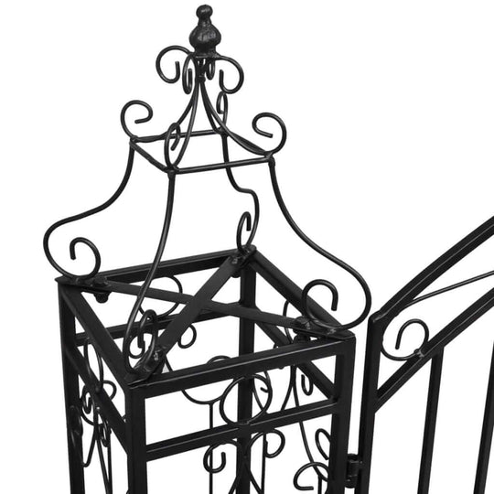 Ornamental Garden Gate Wrought Iron 122x20.5x134 cm