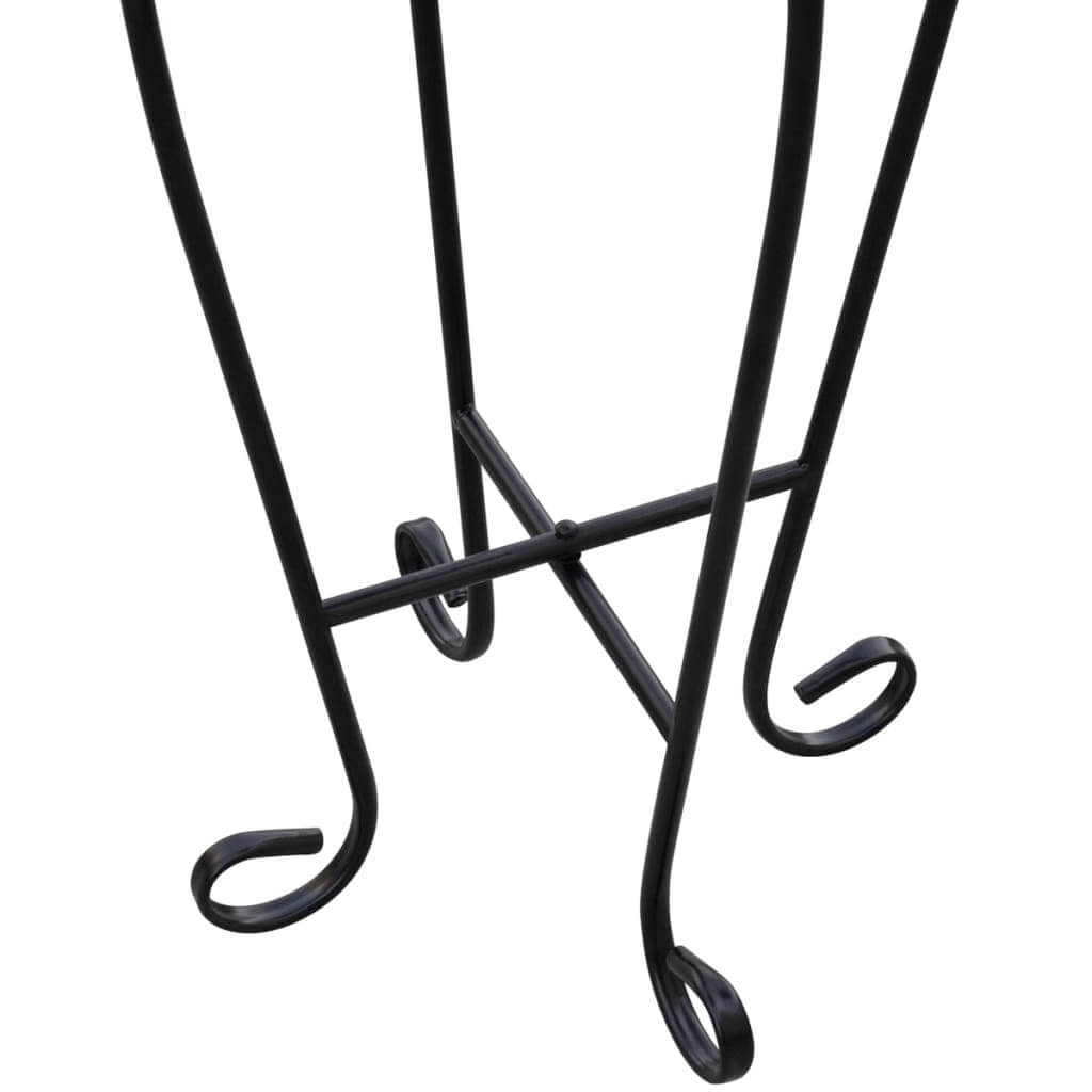 Mosaic Side Table Plant Table White