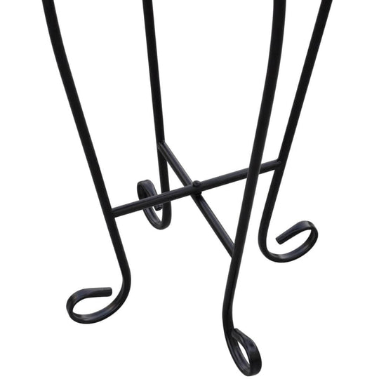 Mosaic Side Table Plant Table White