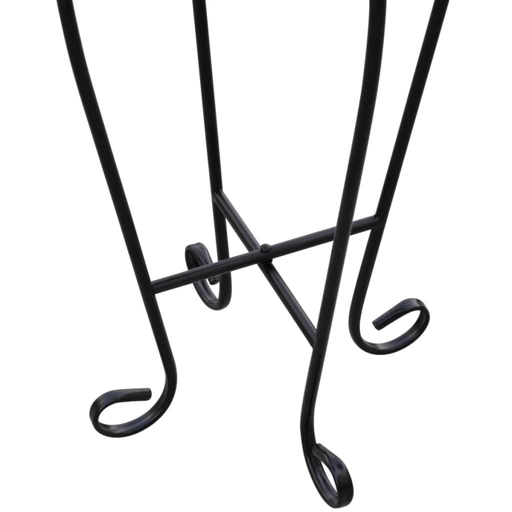 Side Table Plant Table White Mosaic 