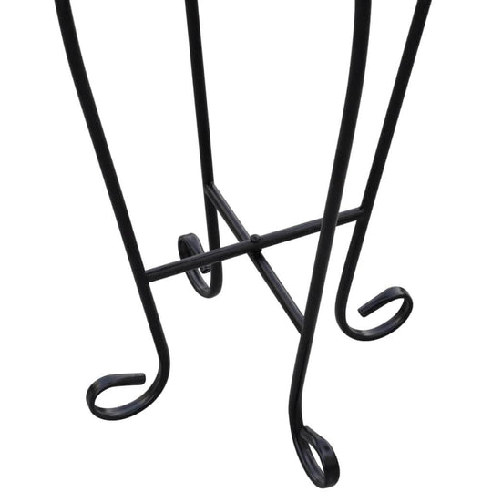 Side Table Plant Table White Mosaic 