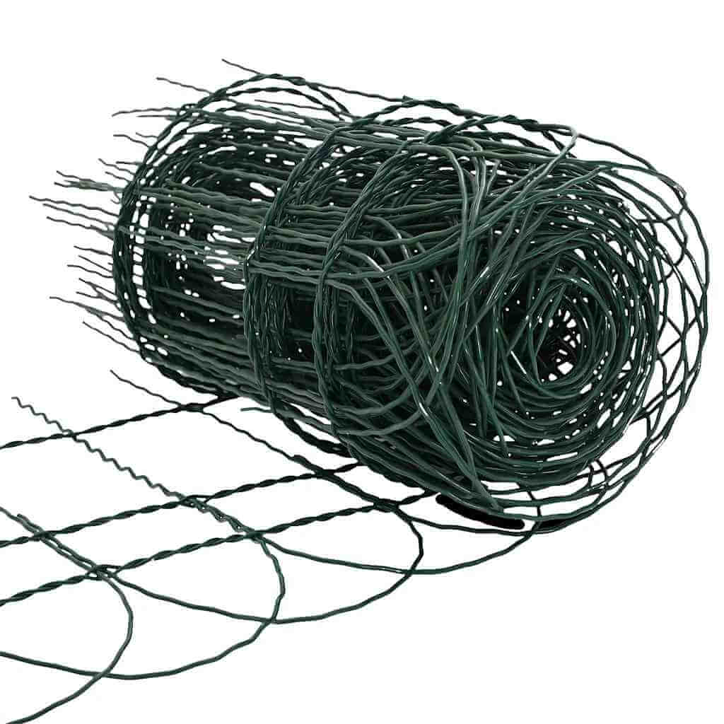 Garden Border Fence Powder-coated Iron 25x0.4 m