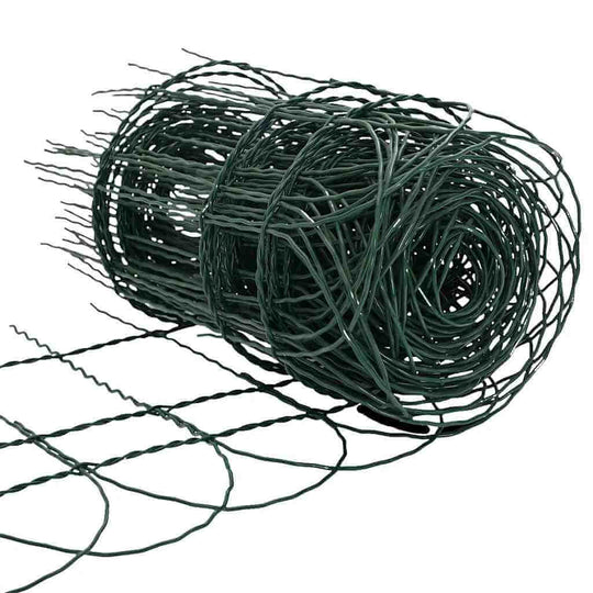 Garden Border Fence Powder-coated Iron 25x0.4 m