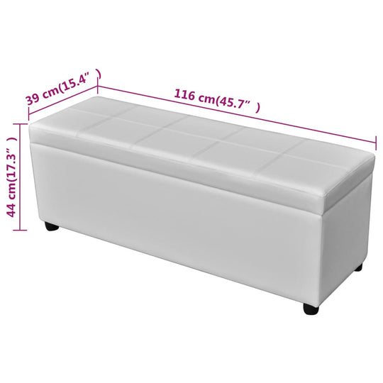 Long Wooden Storage Bench – Practical & Stylish Seating with measurements and features displayed.