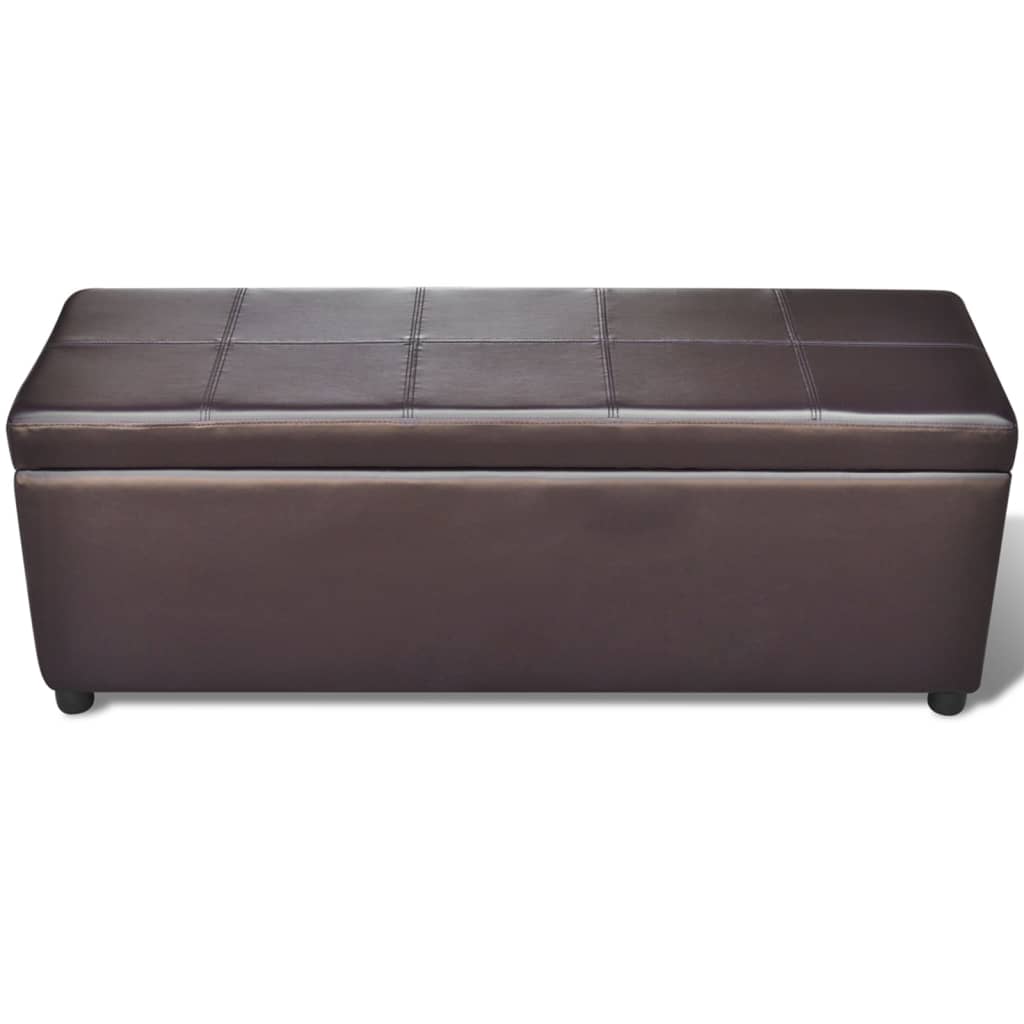 Long Storage Bench – Wooden Seat with Storage | Modern Furniture UAE & Dubai, brown elegant design, spacious compartment