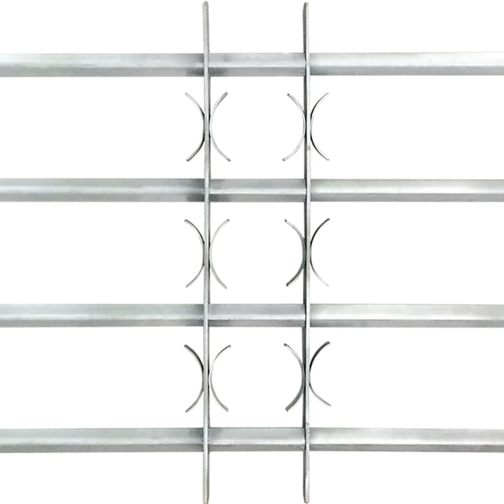 Adjustable Security Window Grille for Windows with 4 Crossbar 700-1050
