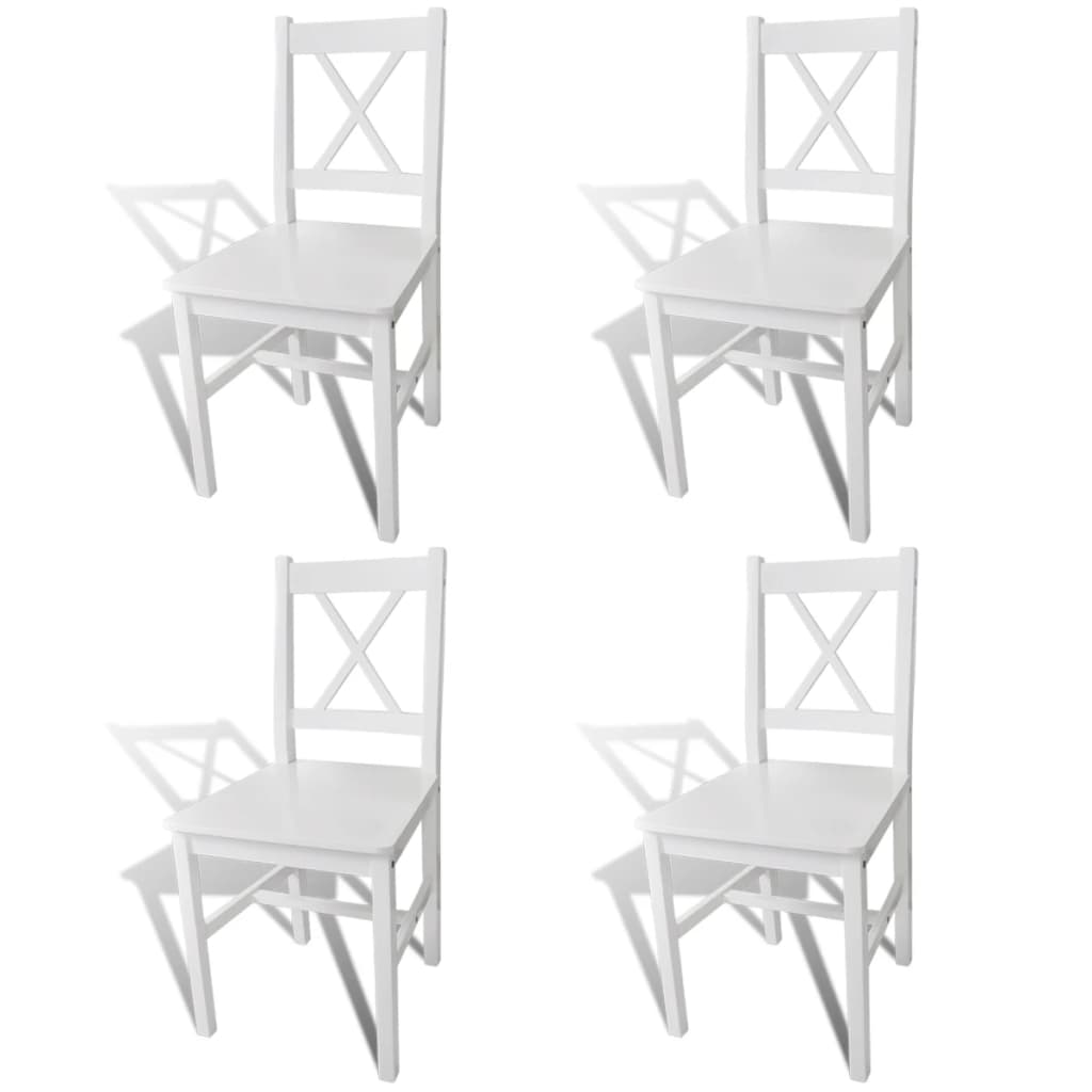 Dining Chairs 4 pcs Pinewood , Furniture -> Chairs -> Kitchen & Dining Room Chairs , Chairs -,Durable,eligant,Furniture -,Home & Garden -,Kitchen & Dining Room Chairs,Modern Design,new-305021