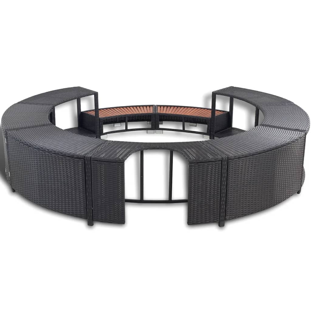 Hot Tub Surround  Poly Rattan