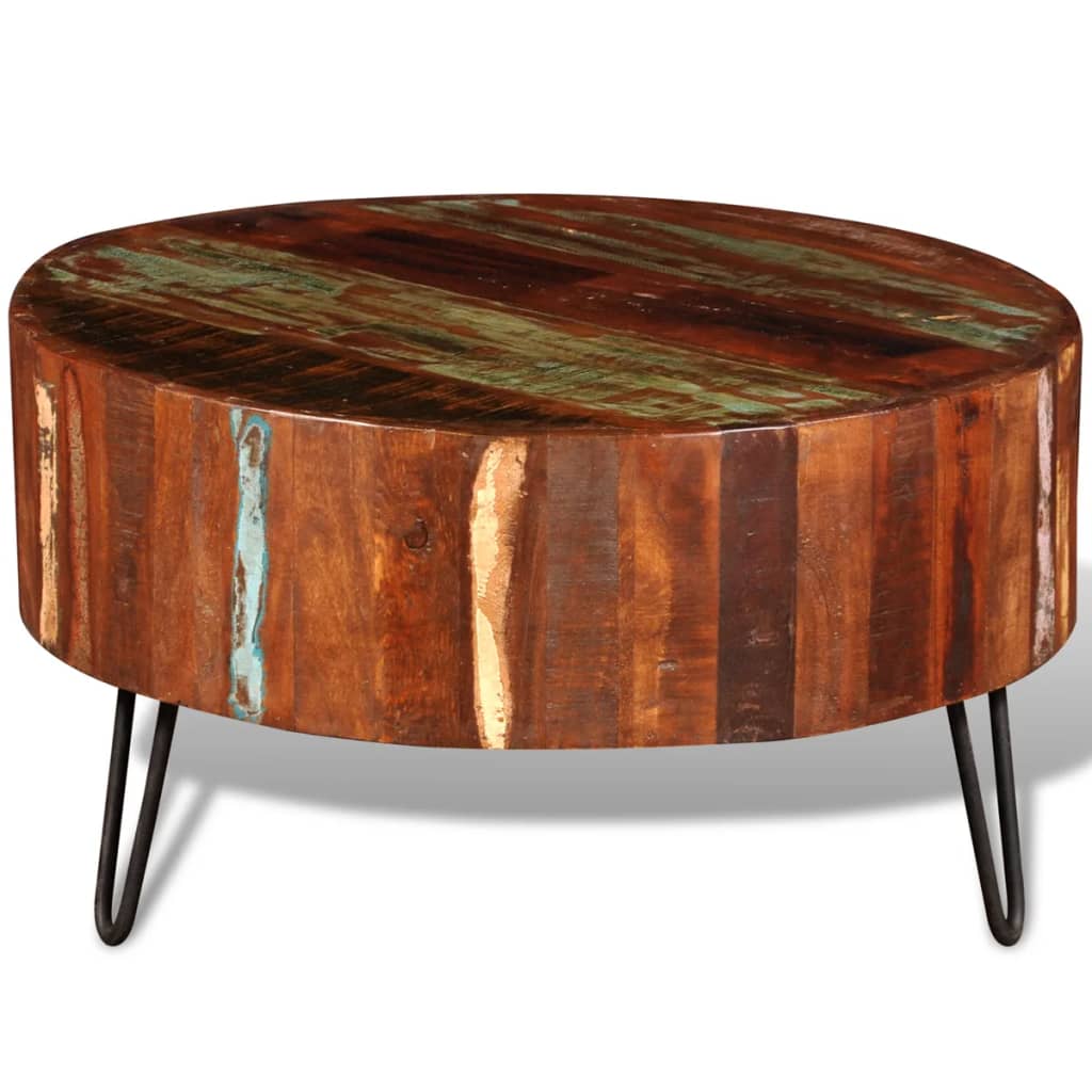 Coffee Table Solid Reclaimed Wood Round , Furniture -> Tables -> Accent Tables -> Coffee Tables , Accent Tables -,Coffee Tables,Durable,eligant,Furniture -,Home & Garden -,Modern Design,new-305021,Tables -