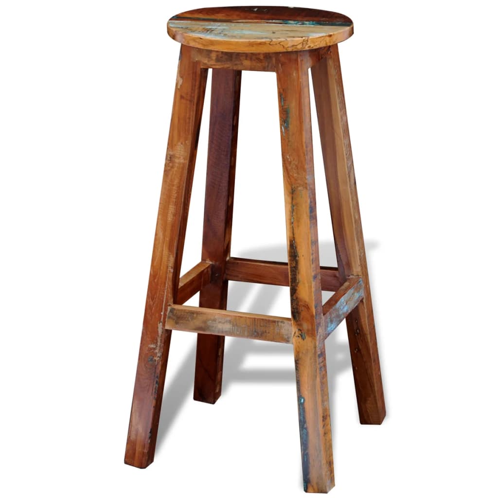 Bar Stool Solid Reclaimed Wood , Furniture -> Chairs -> Table & Bar Stools , Chairs -,Durable,eligant,Furniture -,Home & Garden -,Modern Design,new-305021,Table & Bar Stools,Wooden Furniture