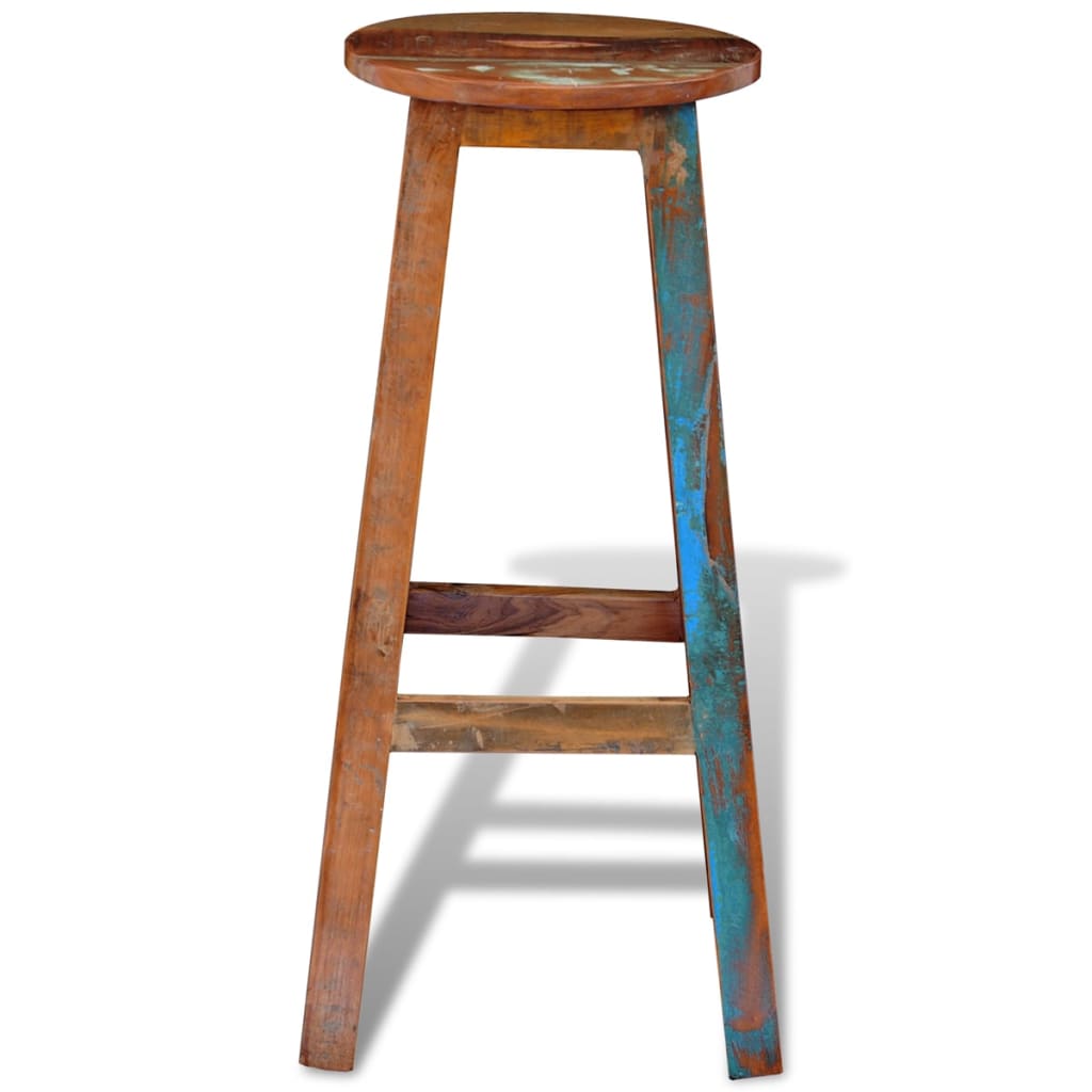 Bar Stool Solid Reclaimed Wood , Furniture -> Chairs -> Table & Bar Stools , Chairs -,Durable,eligant,Furniture -,Home & Garden -,Modern Design,new-305021,Table & Bar Stools,Wooden Furniture