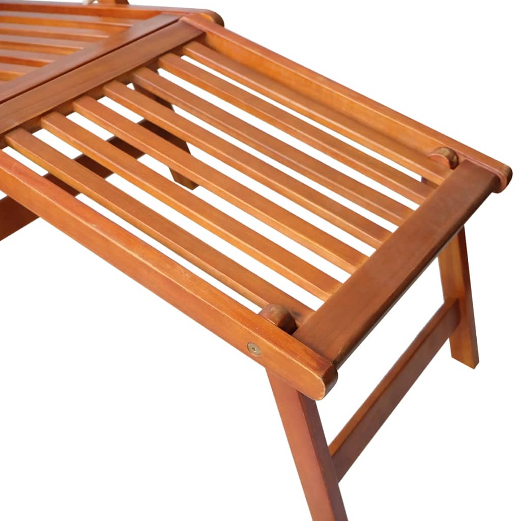 Outdoor Deck Chair with Footrest Solid Acacia Wood , Furniture -> Outdoor Furniture -> Outdoor Seating -> Sunloungers , Chairs -,Durable,eligant,Furniture -,Home & Garden -,Home Decor,Modern Design,new-305021,Outdoor Furniture -,Outdoor Furniture Sets,Out