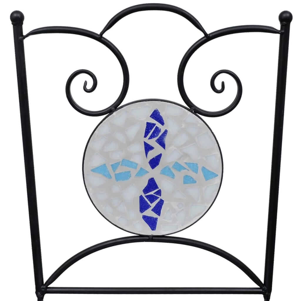 طقم بيسترو من 3 قطع، بلاط سيراميك أبيض