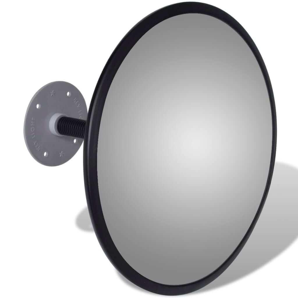 Convex Traffic Mirror Acrylic Black 30 cm Indoor