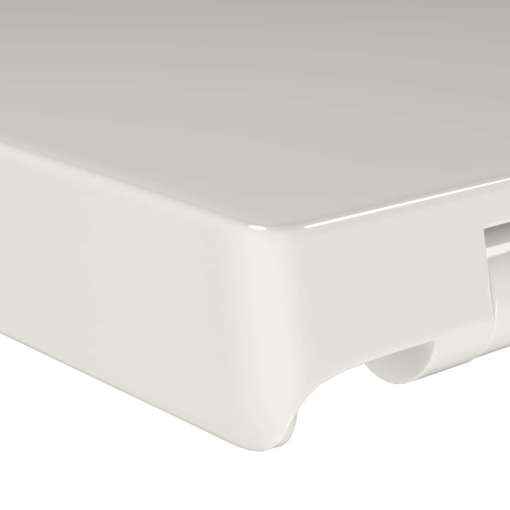 Soft-close Toilet Seat with Quick-release Design  Square close-up showing smooth surface and quick-release feature.