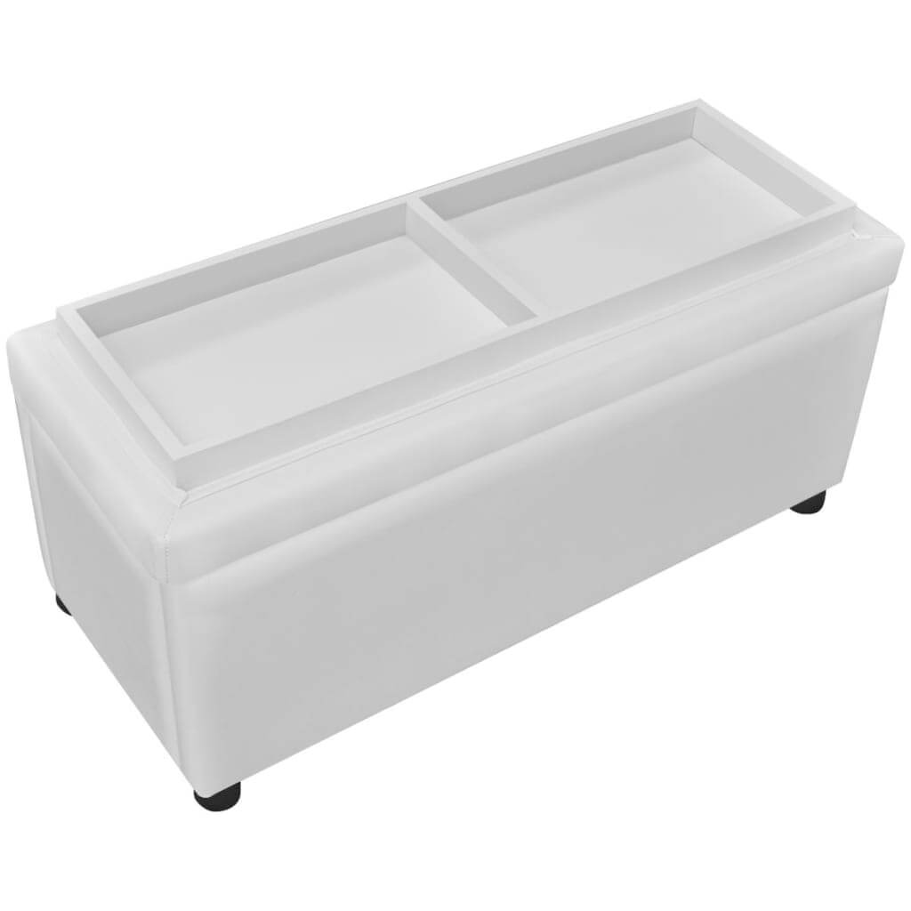 Storage Ottoman – Artificial Leather Seat with Hidden Storage | UAE & Dubai, elegant design with spacious interior and multipurpose use