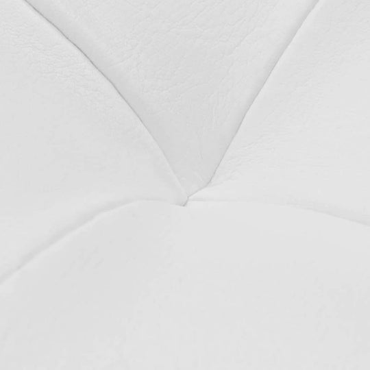 Close-up of white artificial leather material used for the Storage Ottoman – Artificial Leather Seat with Hidden Storage | UAE & Dubai.