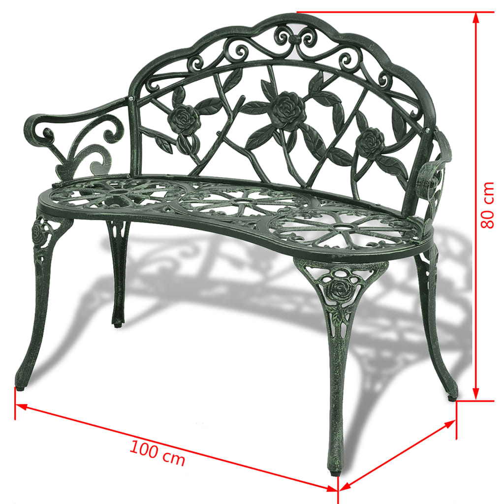 Garden Bench 100 cm Cast Aluminium , Furniture -> Outdoor Furniture -> Outdoor Seating -> Outdoor Benches