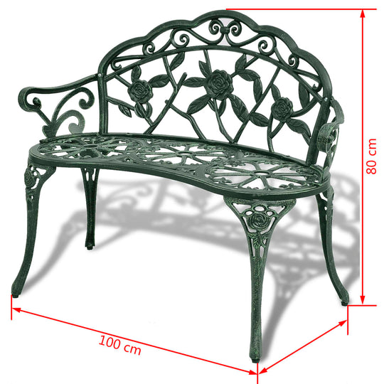 Garden Bench 100 cm Cast Aluminium , Furniture -> Outdoor Furniture -> Outdoor Seating -> Outdoor Benches