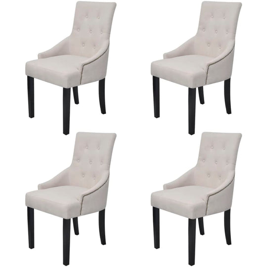 Dining Chairs 4 pcs Grey Fabric , Furniture -> Chairs -> Kitchen & Dining Room Chairs , Chairs -,Durable,eligant,Furniture -,Home & Garden -,Kitchen & Dining Room Chairs,Modern Design,new-305021