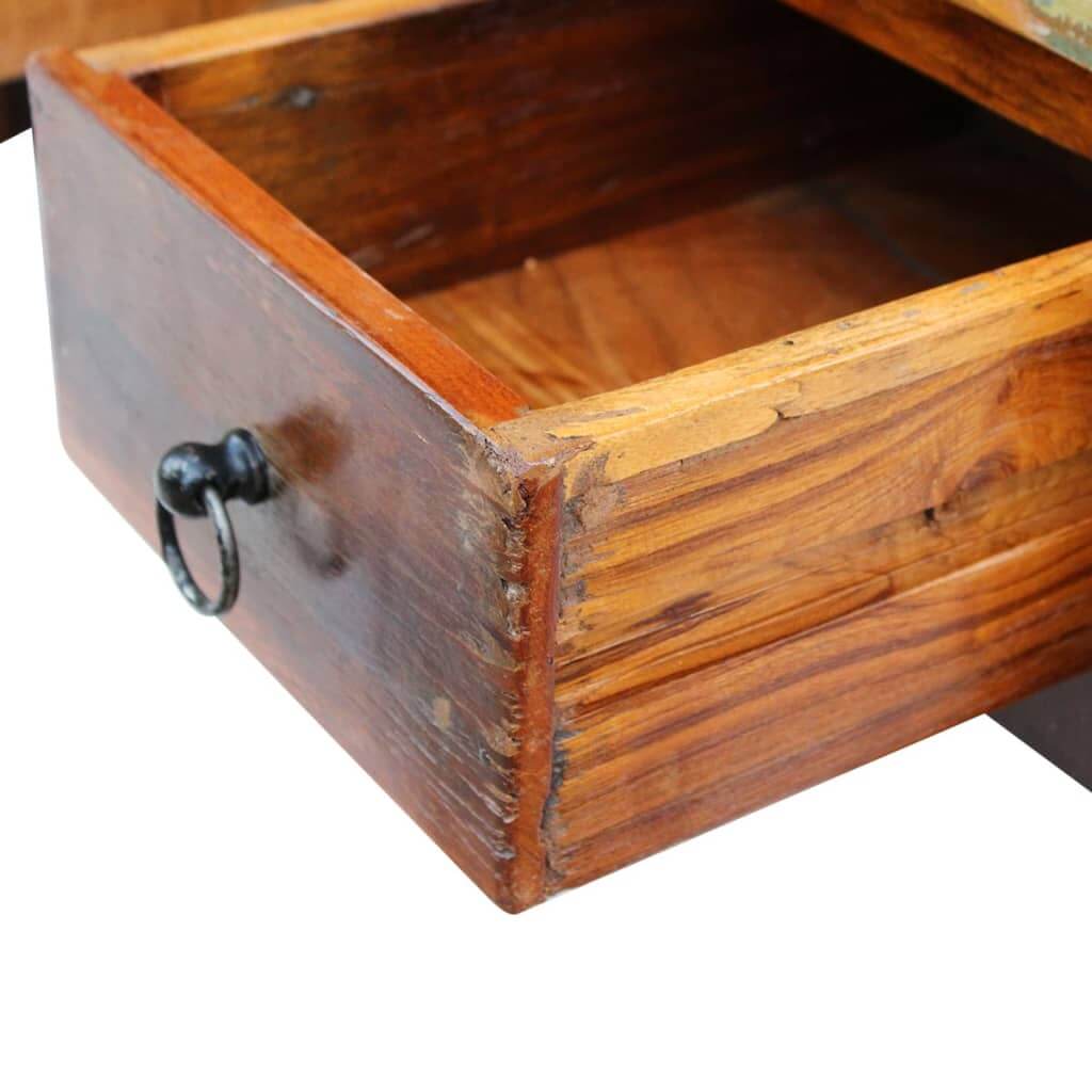 Coffee Table Drawers Solid Reclaimed Wood 90x45x35 cm , Furniture -> Tables -> Accent Tables -> Coffee Tables