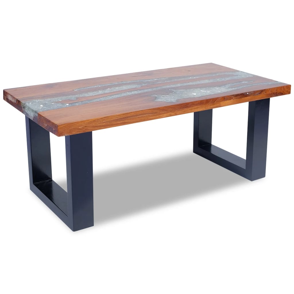 Coffee Table Teak Resin 100x50 cm , Furniture -> Tables -> Accent Tables -> Coffee Tables , Accent Tables -,Coffee Tables,eligant,Furniture -,Modern Design,new-305021,Tables -,TEAK