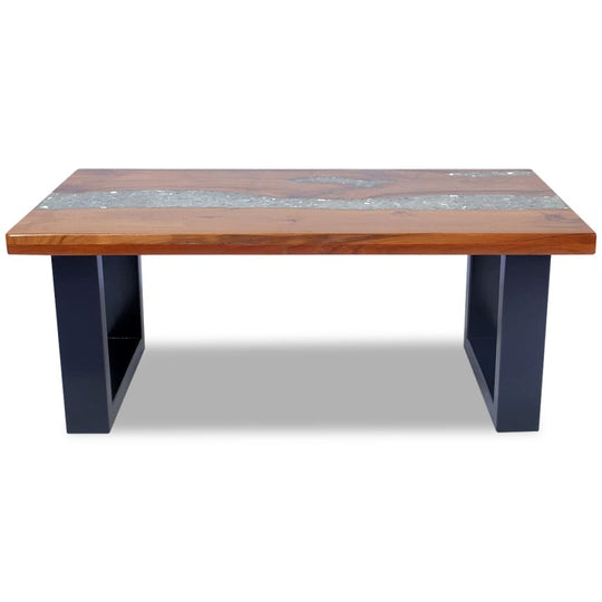 Coffee Table Teak Resin 100x50 cm , Furniture -> Tables -> Accent Tables -> Coffee Tables , Accent Tables -,Coffee Tables,eligant,Furniture -,Modern Design,new-305021,Tables -,TEAK